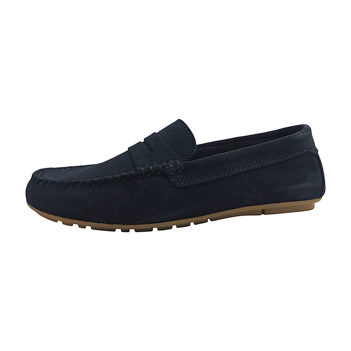 Marc O'Polo Damenschuhe Halbschuhe Mokassin Blau Freizeit