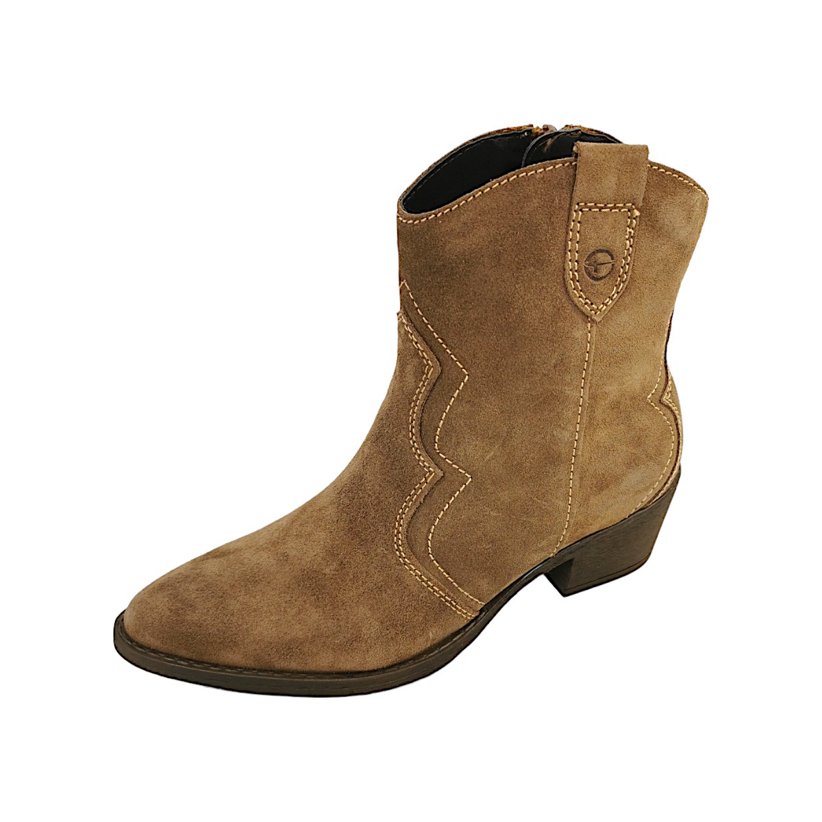 Tamaris Damenschuhe Stiefel Reißverschluss Braun Freizeit (Brown 300, Gr. 1:36)