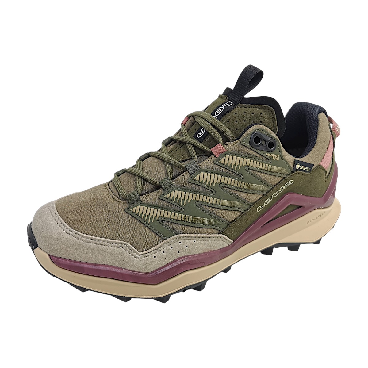 Lowa MADDOX PRO GTX LO Ws Sportschuhe Herren Outdoorschuhe Wanderschuh Braun Freizeit (desert/alt rosa 4940, Gr. 2:4.5)