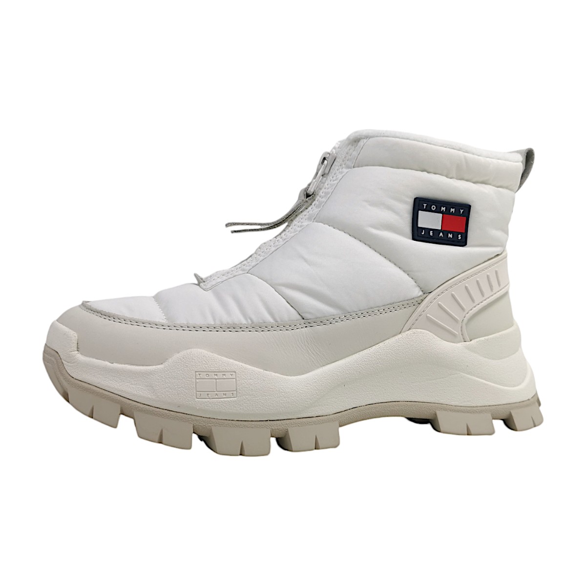 Tommy Hilfiger Hybrid Boot Damenschuhe Für lose Einlagen Schnürer Weiß