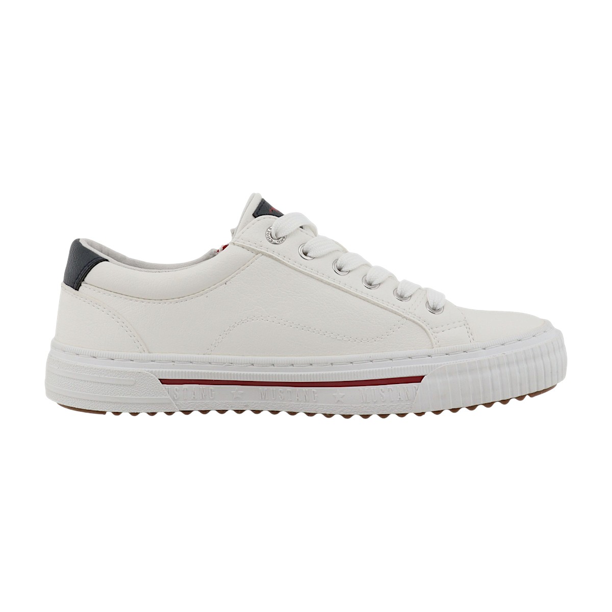 Mustang Damenschuhe Schnürschuhe Sportive Weiß Freizeit (white 00002, Größe 42 EU) Mustang Damenschuhe Schnürschuhe Sportive Weiß Freizeit (white 00002, Größe 42 EU)