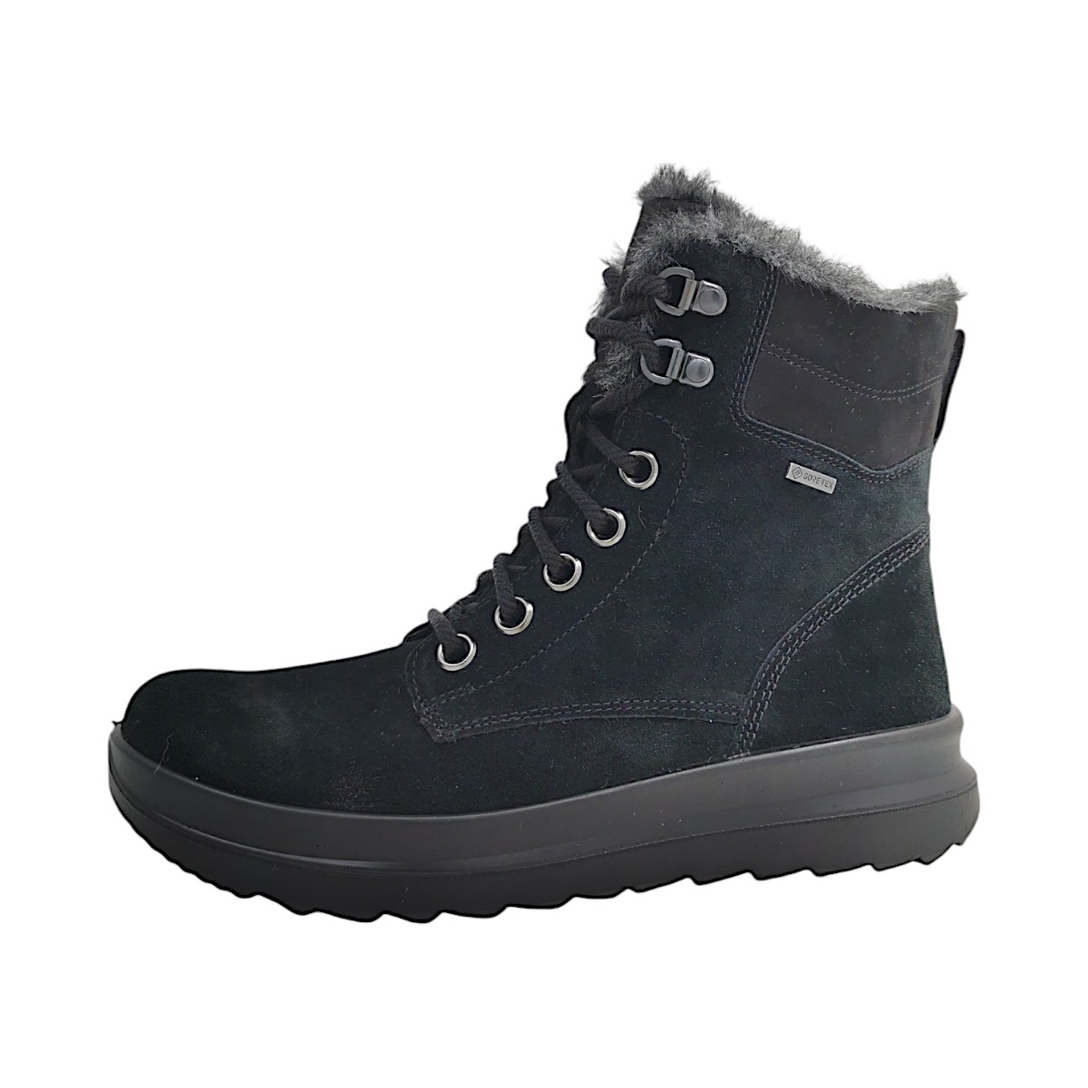 Legero DREAMER Damenschuhe Stiefel Schnürer Schnürstiefel Schwarz Freizeit (Schwarz 0000, Größe 43 EU)