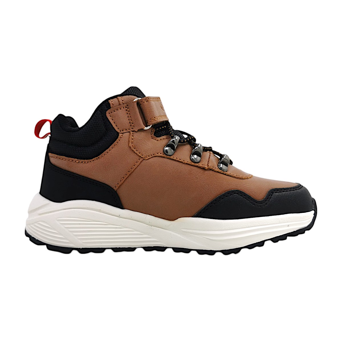 Champion Climb RX Mid PS Kinderschuhe Jungen Schnürstiefel Braun Freizeit (MS053 BBO, Größe 33.5 EU)