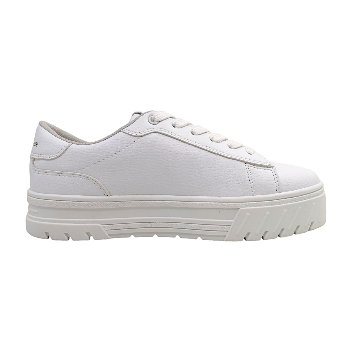 Tom Tailor Damenschuhe Schnürschuhe Sportive Schnürer Weiß Freizeit (white, Größe 40 EU)