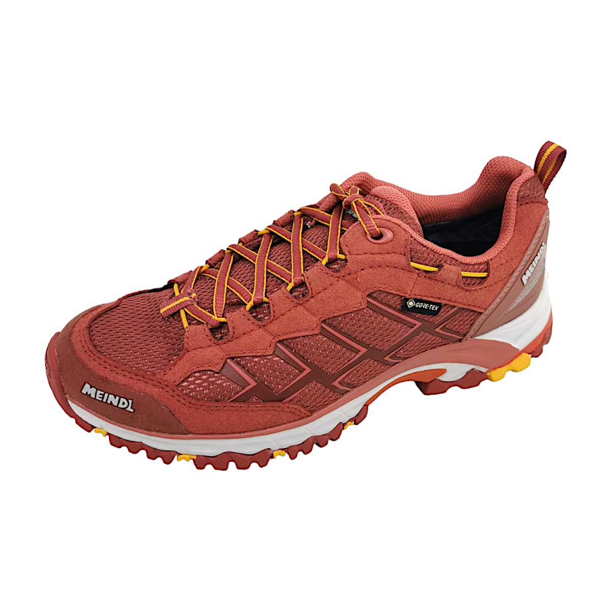 Meindl Caribe Lady GTX Sportschuhe Damen Wanderschuhe Rosa (07 Altrosa-Orange, Größe 42 EU)