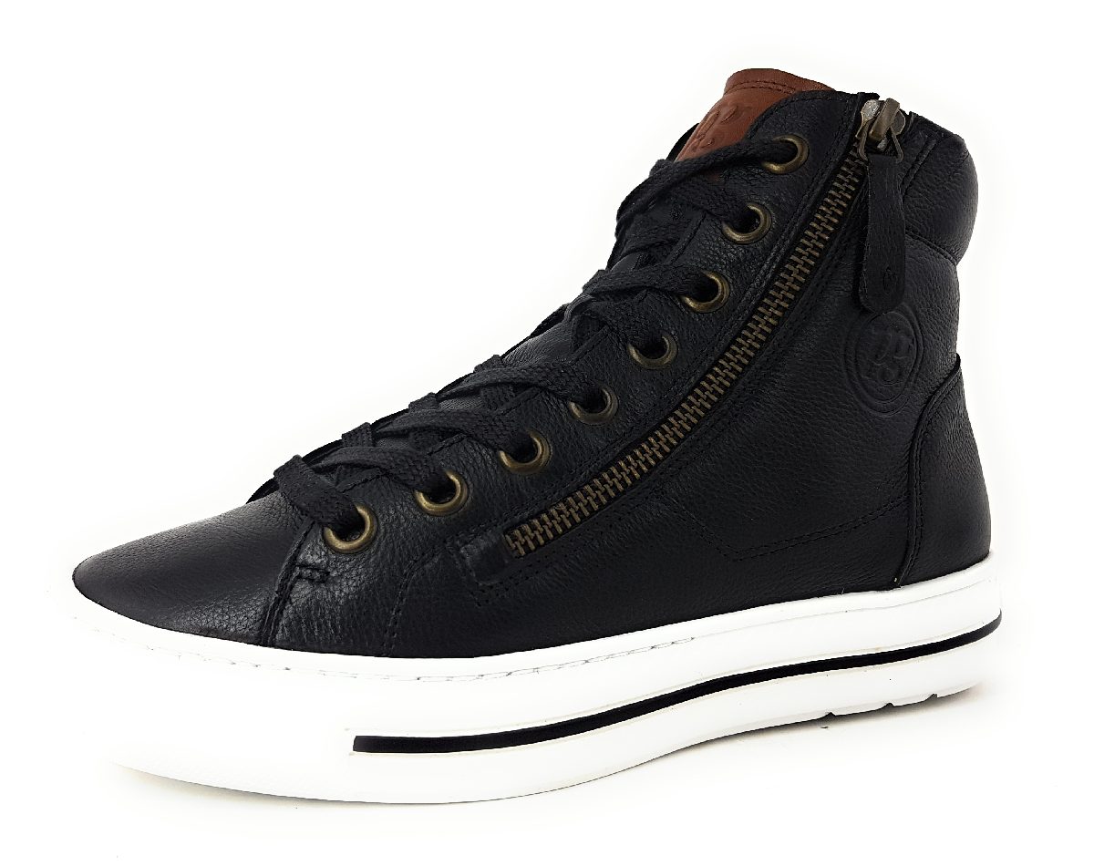 Paul Green Damenschuhe Stiefeletten Reißverschluss Schnürstiefelette Schwarz Freizeit (027 black/ cognac, Größe 41 EU) Paul Green Damenschuhe Stiefeletten Reißverschluss Schnürstiefelette Schwarz Freizeit (027 black/ cognac, Größe 41 EU)