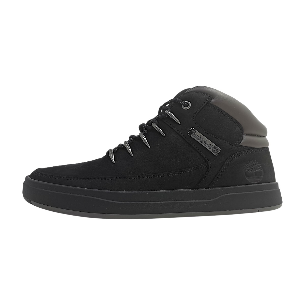 Timberland Davis Square MID Laceup Herrenschuhe Schnürstiefel Schwarz Freizeit