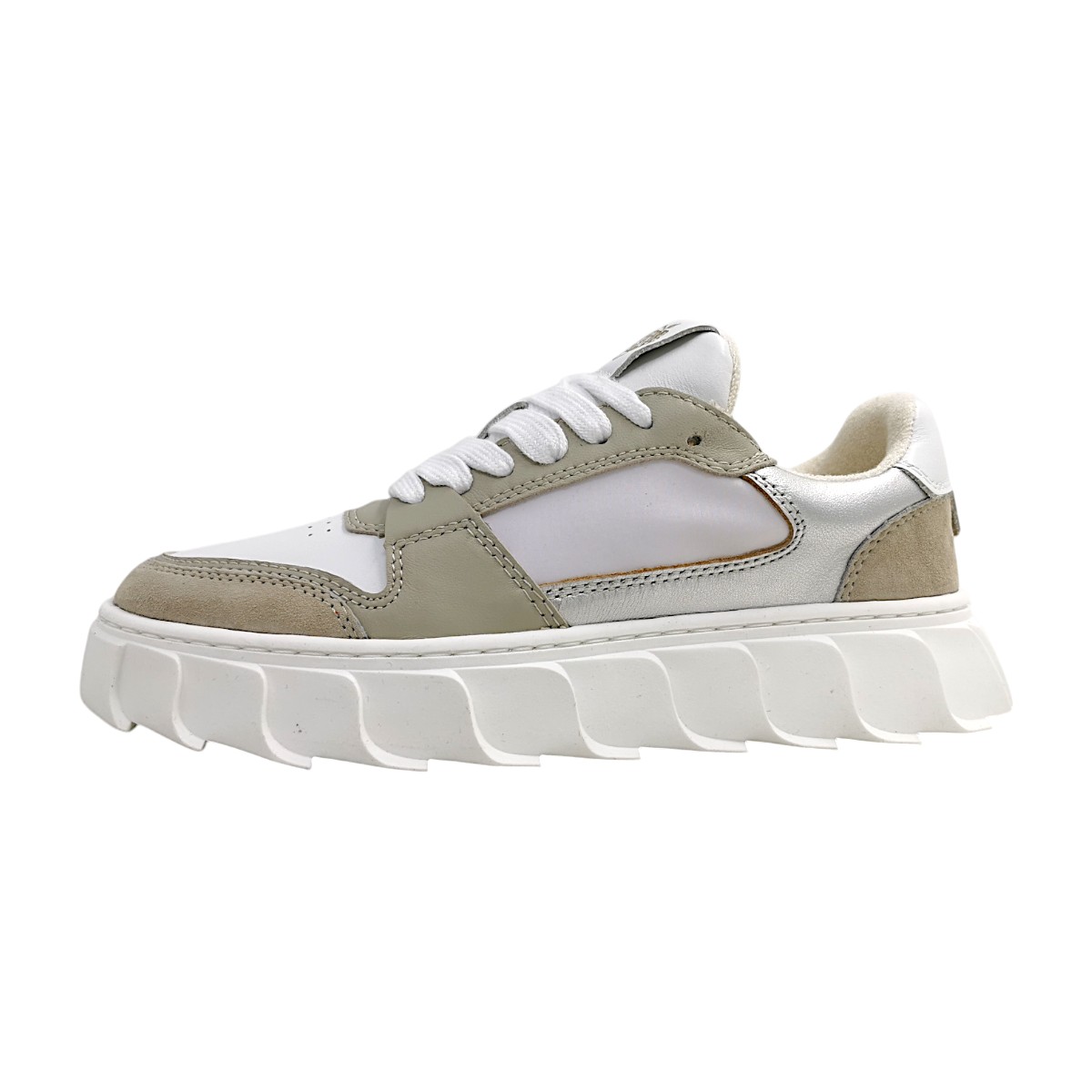 Apple of Eden Damenschuhe Sportive Schnürer Mehrfarbig Freizeit
