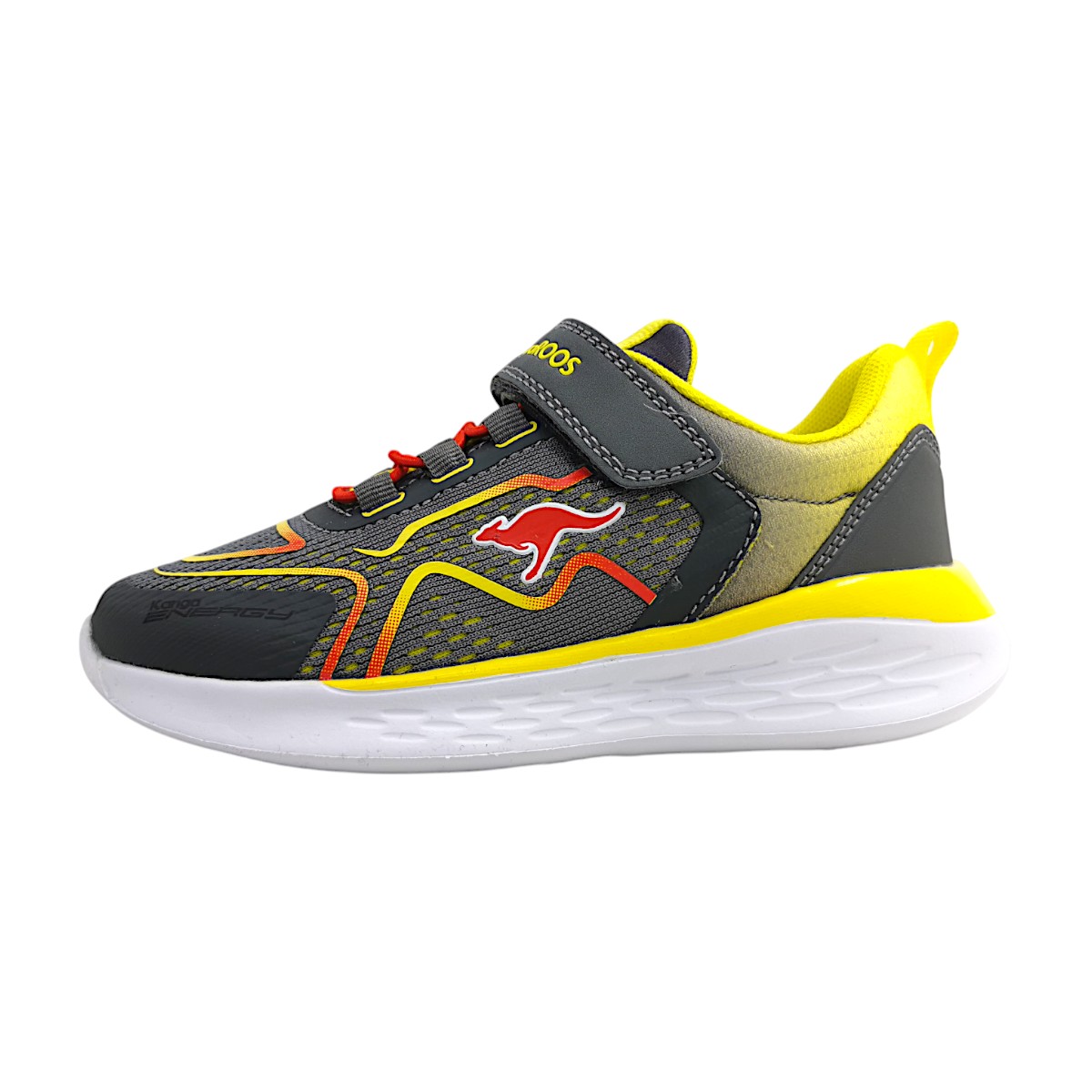KangaRoos Sportschuhe Kinder Laufschuhe Trainingsschuh Grau Sport