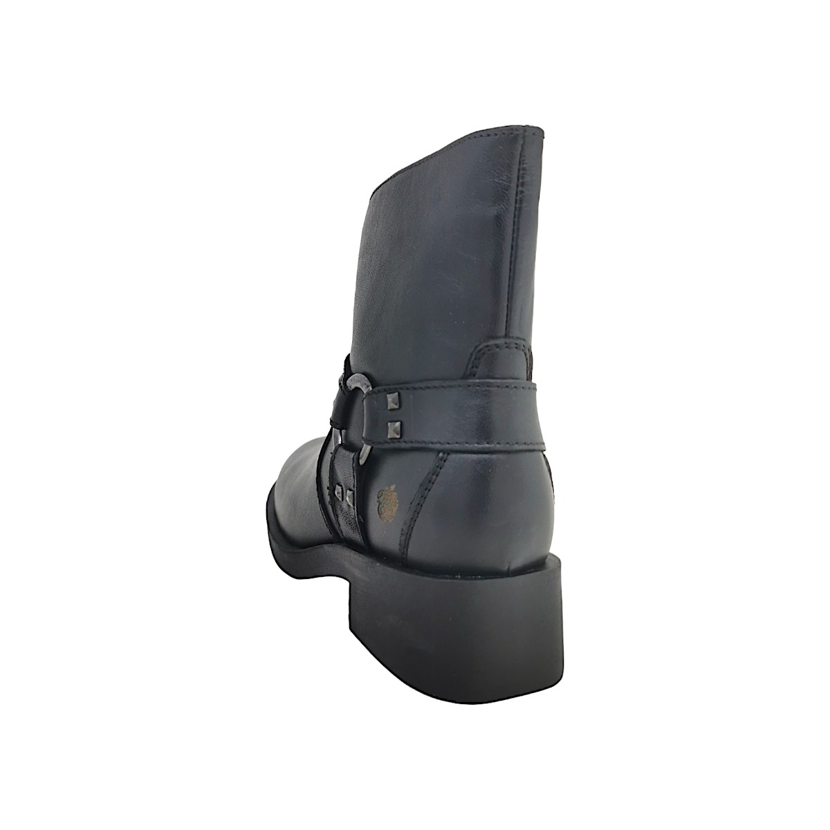 Apple of Eden Velvet Smooth Damenschuhe Stiefeletten Reißverschluss Schwarz
