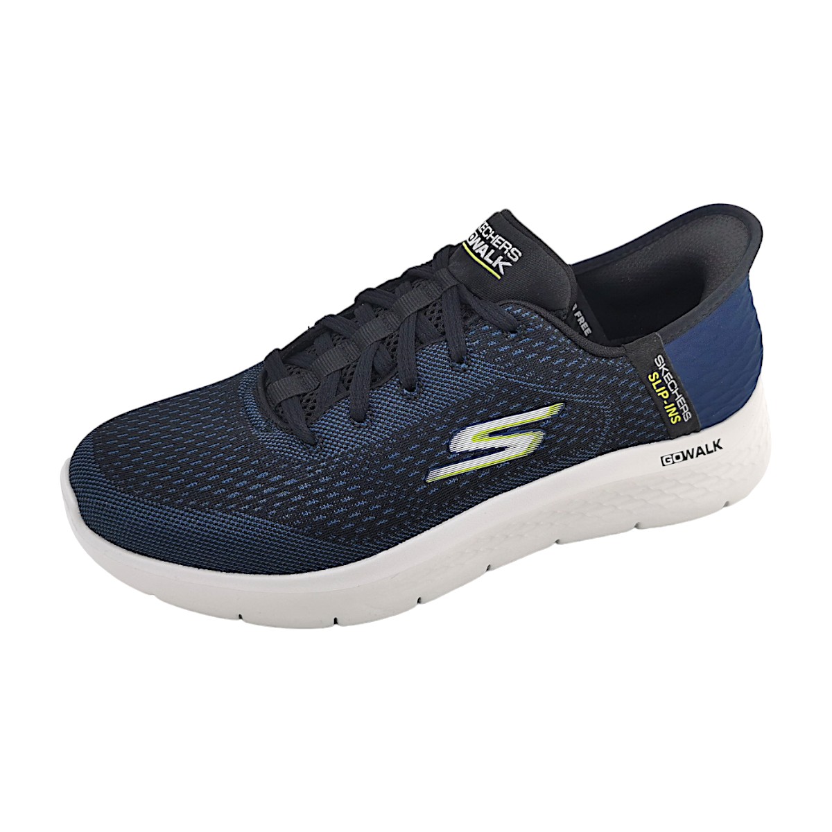 Skechers GO WALK FLEX 216505 NVLM Blau Navy/Lime NVLM Skechers GO WALK FLEX 216505 NVLM Blau Navy/Lime NVLM