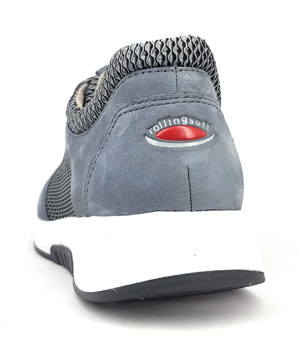 Gabor Comfort Rollingsoft Damenschuhe Schnürschuhe Sneaker Grau Freizeit (grey/river 49, Gr. 2:4) Gabor Comfort Rollingsoft Damenschuhe Schnürschuhe Sneaker Grau Freizeit (grey/river 49, Gr. 2:4)