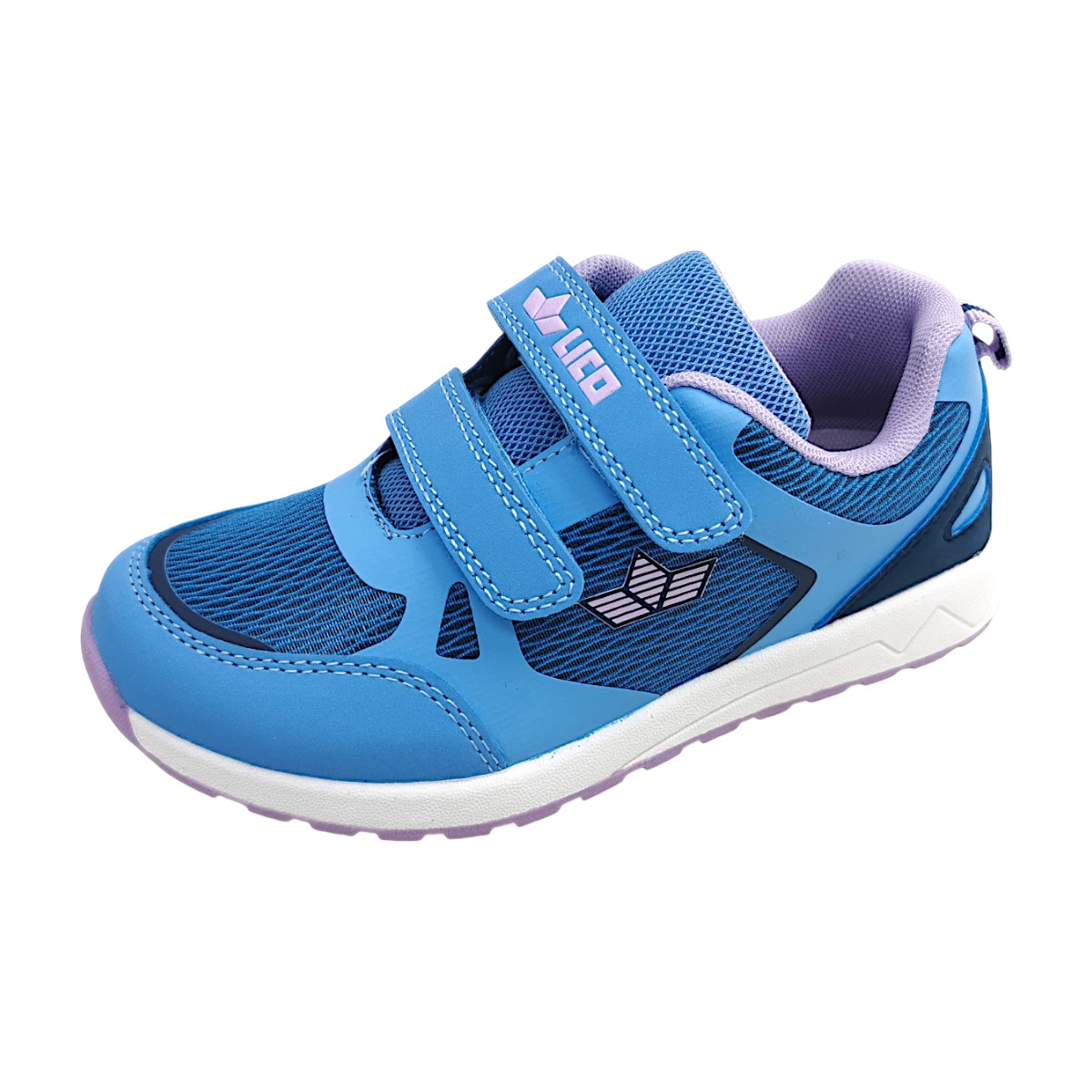 Lico Payson V Sportschuhe Kinder Laufschuhe Klettschuh Blau Freizeit (blau/lila 1076, Größe 30 EU)