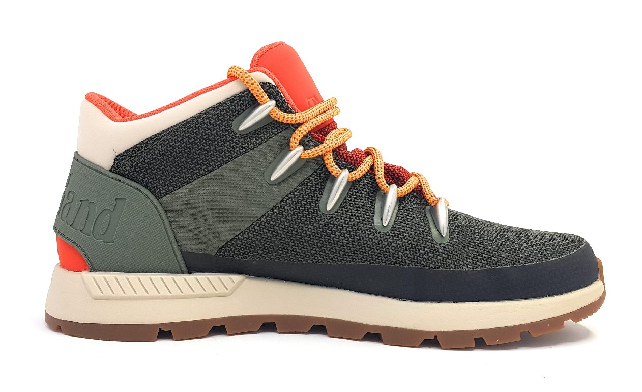 Timberland Sprint Trekker Herrenschuhe Schnürstiefel Grün Freizeit