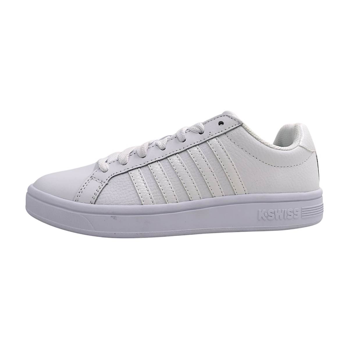 K-Swiss Court Tiebreak Damenschuhe sportlicher Schnürer Weiß Freizeit K-Swiss Court Tiebreak Damenschuhe sportlicher Schnürer Weiß Freizeit