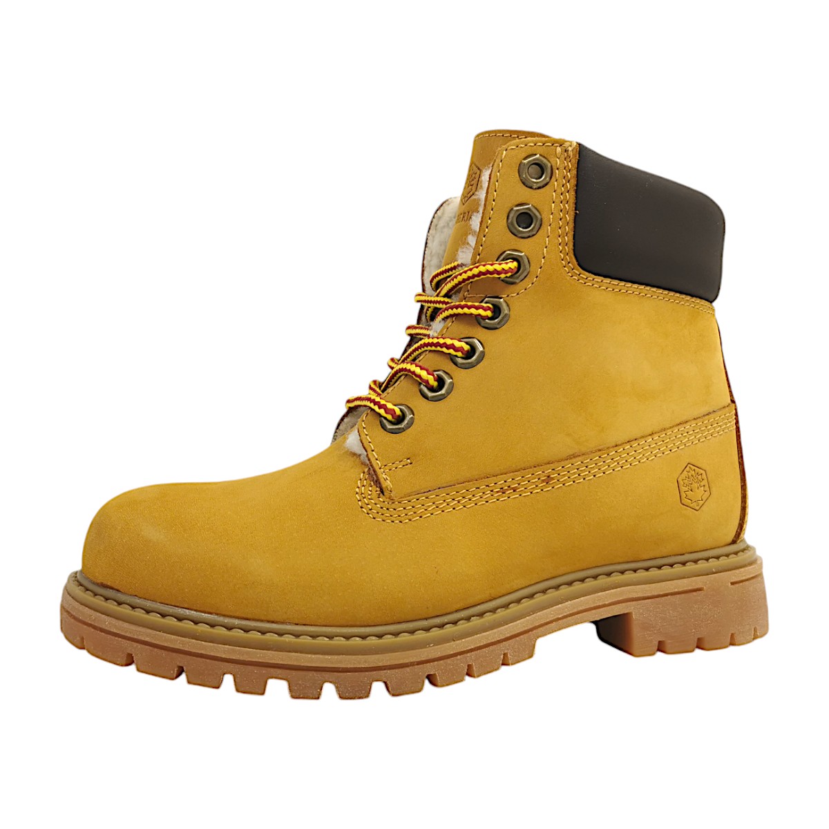Lumberjack D01 River Damenschuhe Stiefel Schnürer Gelb Freizeit
