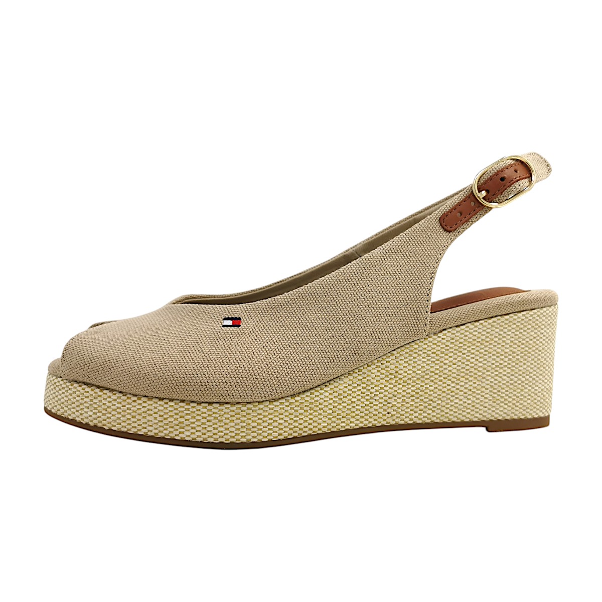 Tommy Hilfiger Flag Mid Wedge Espadrille FW0FW08595/ACC Beige beige ACC