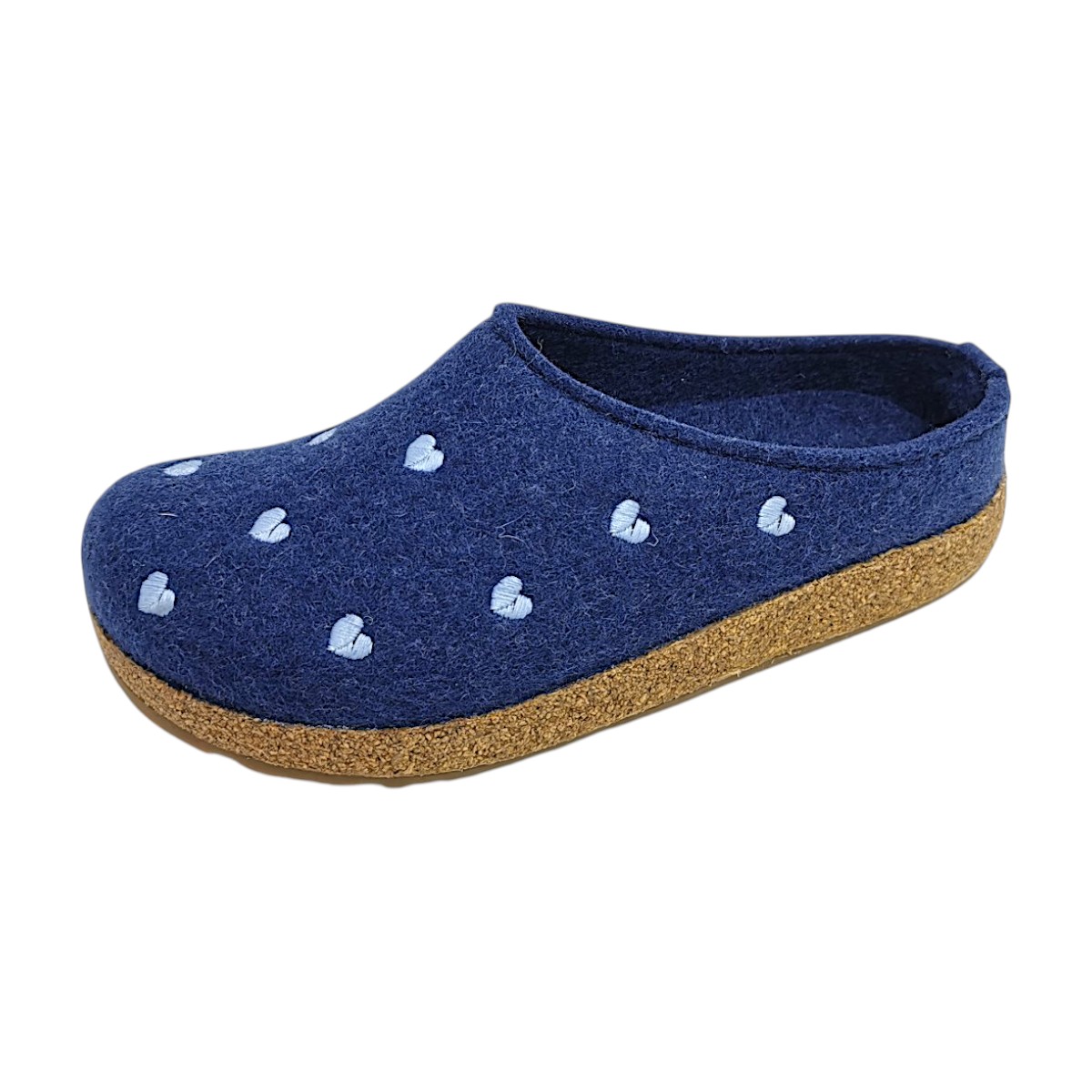 Haflinger Grizzly Cuoricini 741031/072 Blau jeans 72