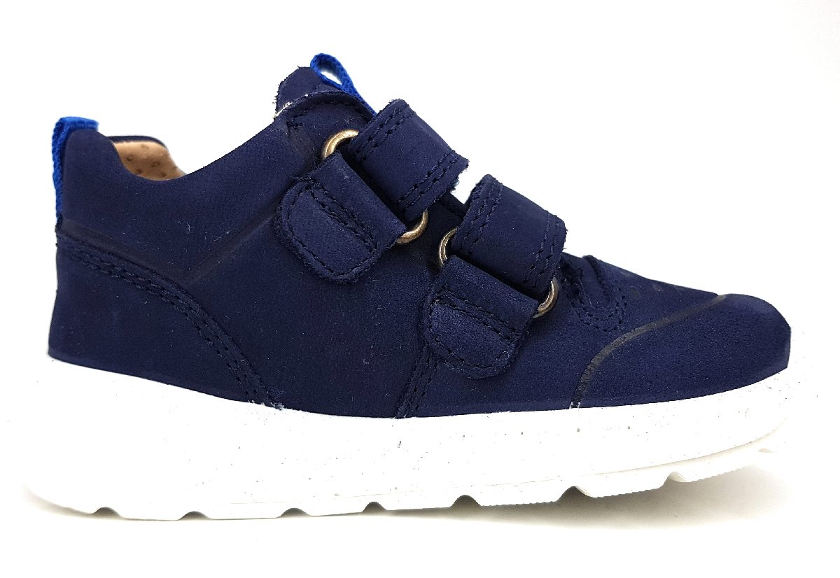Superfit Breeze Kinderschuhe Burschen Halbschuhe Klett Lauflernschuh Blau Freizeit (8010 blau/blau, Größe 23 EU)