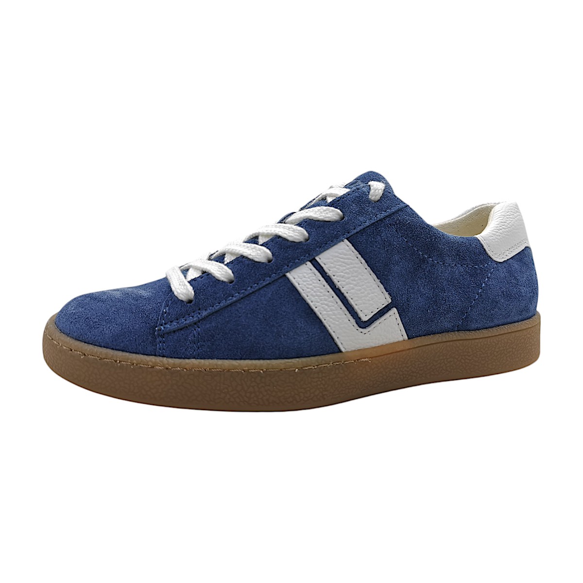 Paul Green Damenschuhe Schnürschuhe Blau Freizeit