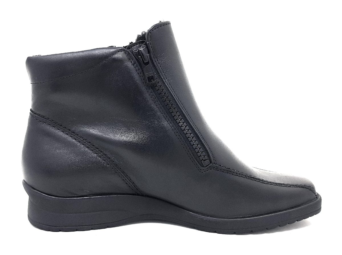 Semler Karolin-Stf. Damenschuhe Stiefeletten Reißverschluss Schwarz (001- Schwarz, Größe 41 EU)