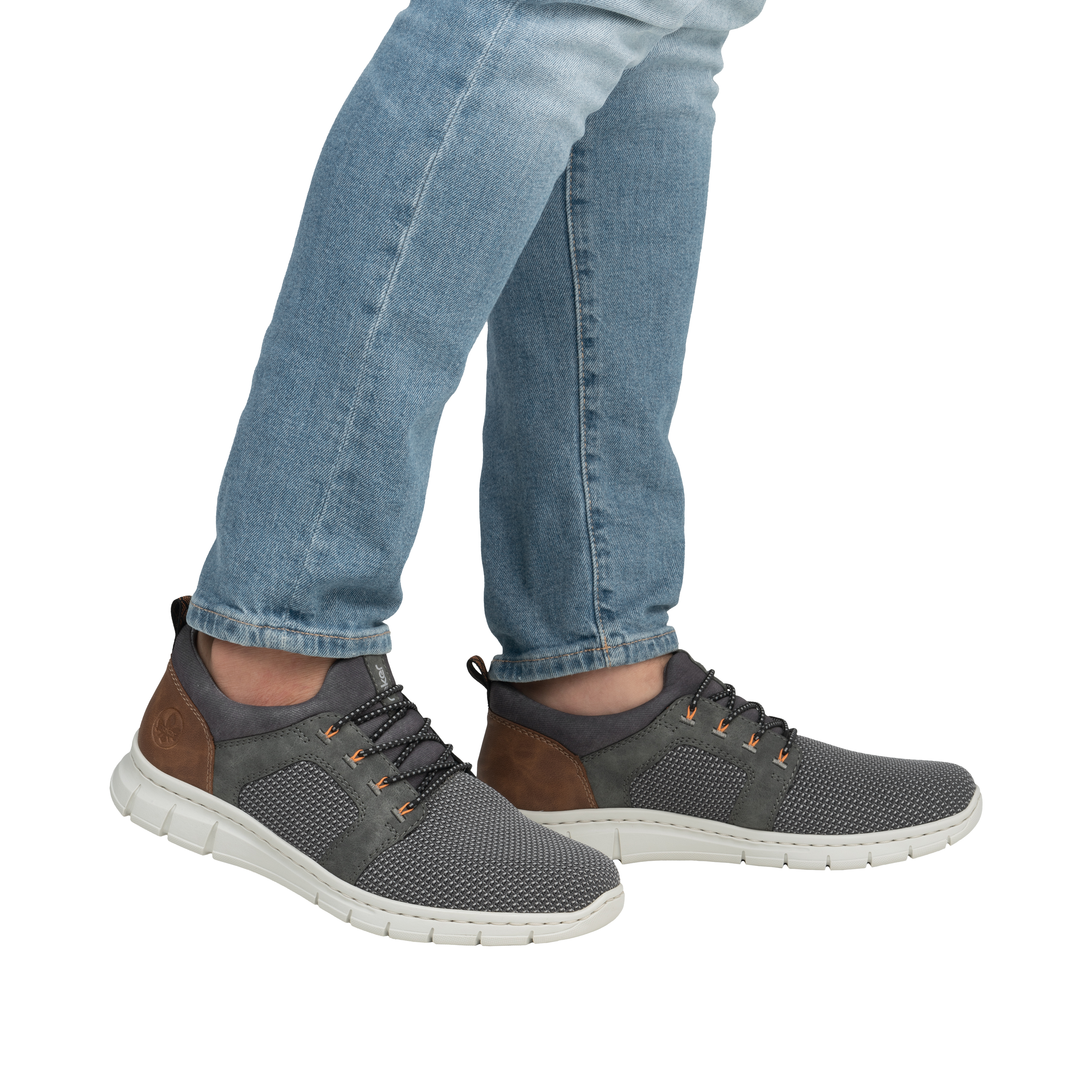 Rieker Knittech82/Morelia B7796-42 Grau Stein/Smoke/mandel 42