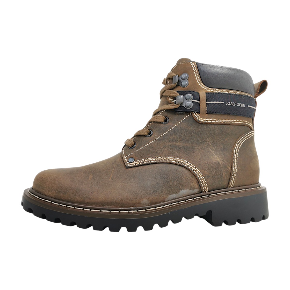 Josef Seibel Adelboden Herrenschuhe Warmfutter Schnürstiefel Braun Freizeit (Brasil 340, Größe 43 EU)