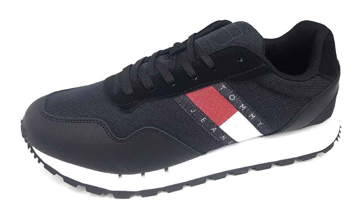 Tommy Hilfiger retro runner ESS EM0EM01081 Schwarz BDS black Tommy Hilfiger retro runner ESS EM0EM01081 Schwarz BDS black