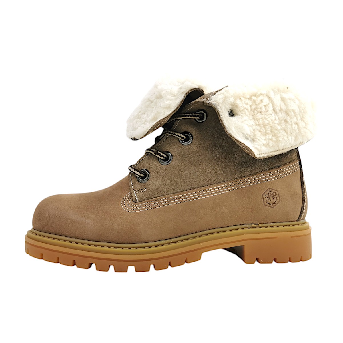 Lumberjack M19 River 2 Damenschuhe Für lose Einlagen Schnürstiefel Braun