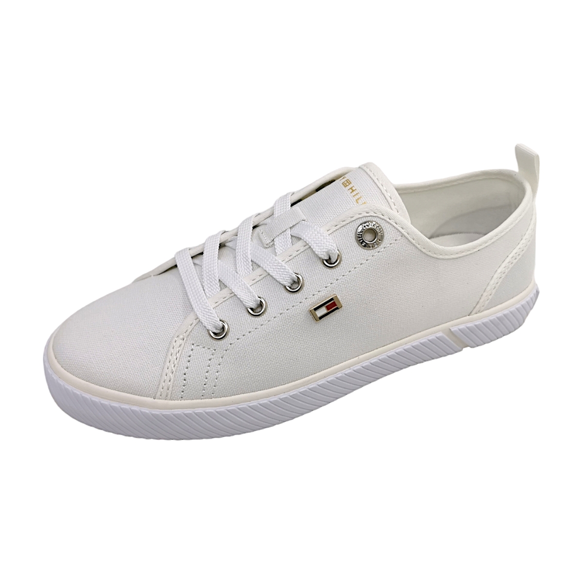 Tommy Hilfiger VULC CANVAS SNEAKER FW0FW08063YBS Weiß YBS White