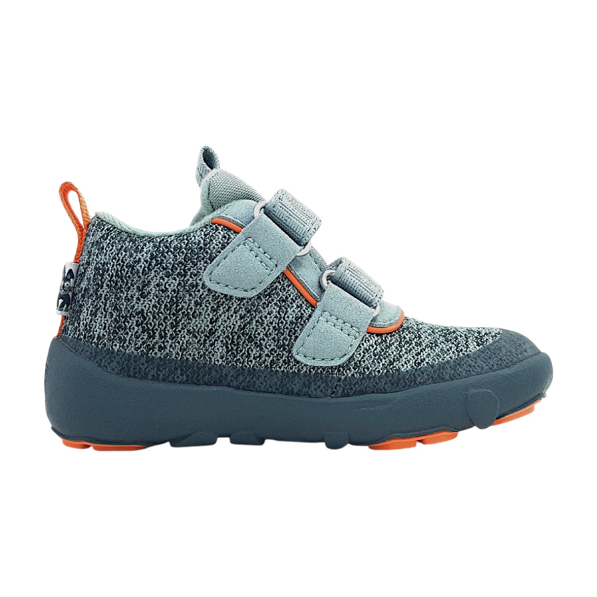 Affenzahn Low Boot Knit Happy Bunny 00844-20153 Grün petrol