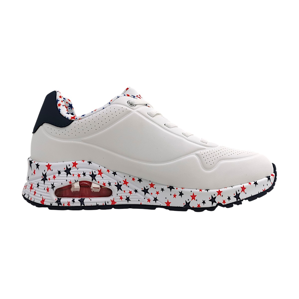 Skechers Uno - Free Stryde 177008 Weiß WRDB white/red/blue