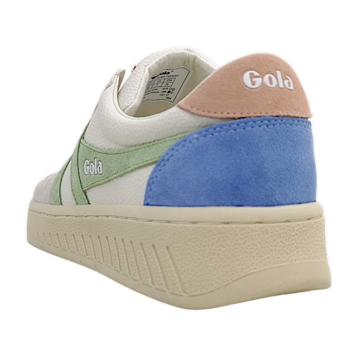 Gola Grandslam Trident CLA415WN204 Weiß white/green/pink