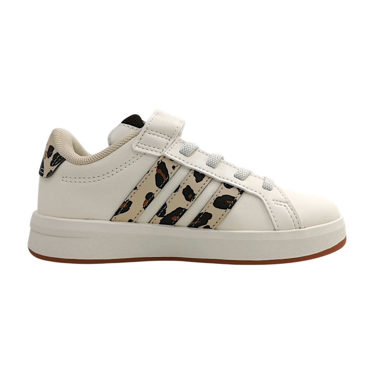 adidas Grand Court EL C KJ4817 Beige white/linen/coffee/leo