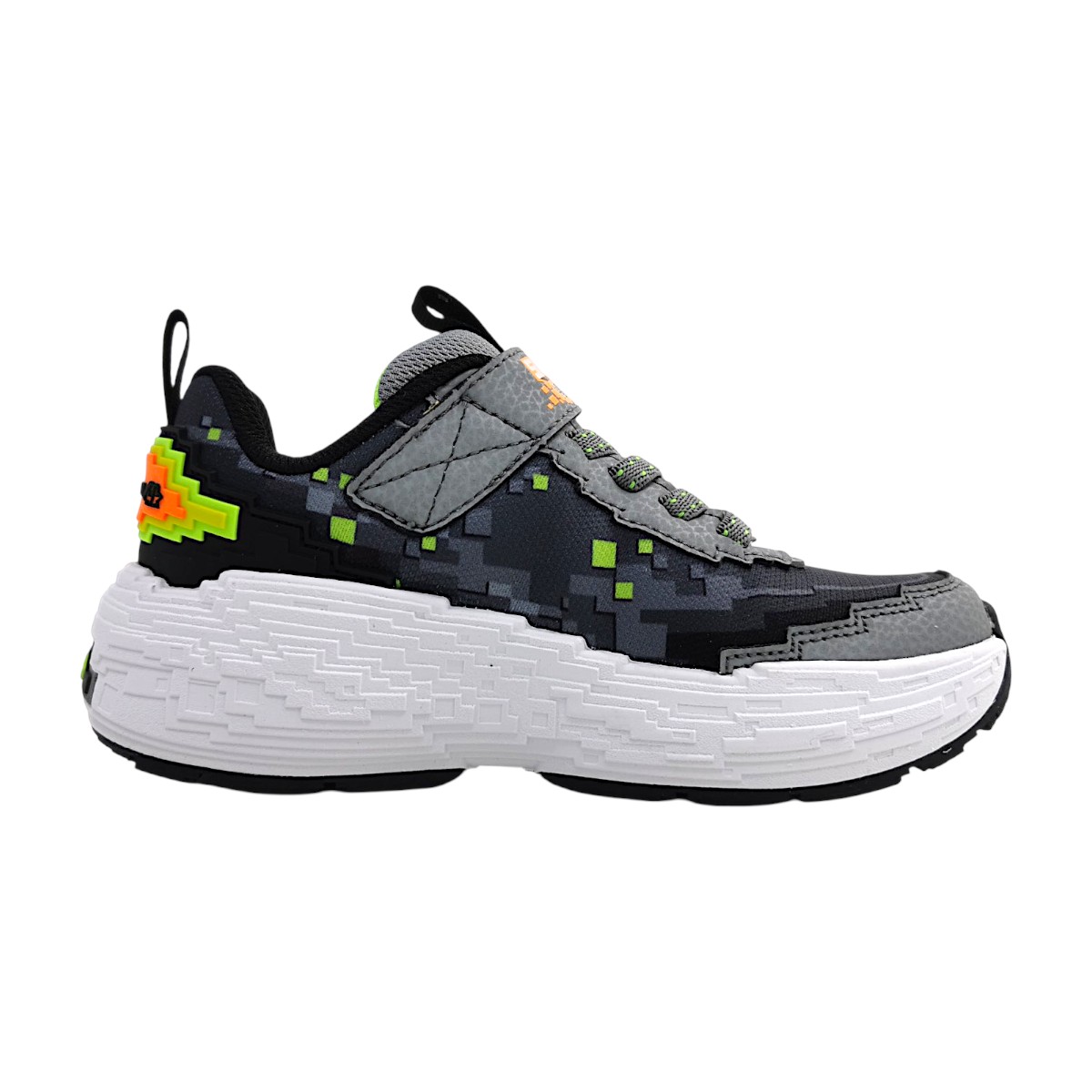 Skechers Mega - Craft 4 K 402160L/CBLM Grau charcoal/black/lime CBLM