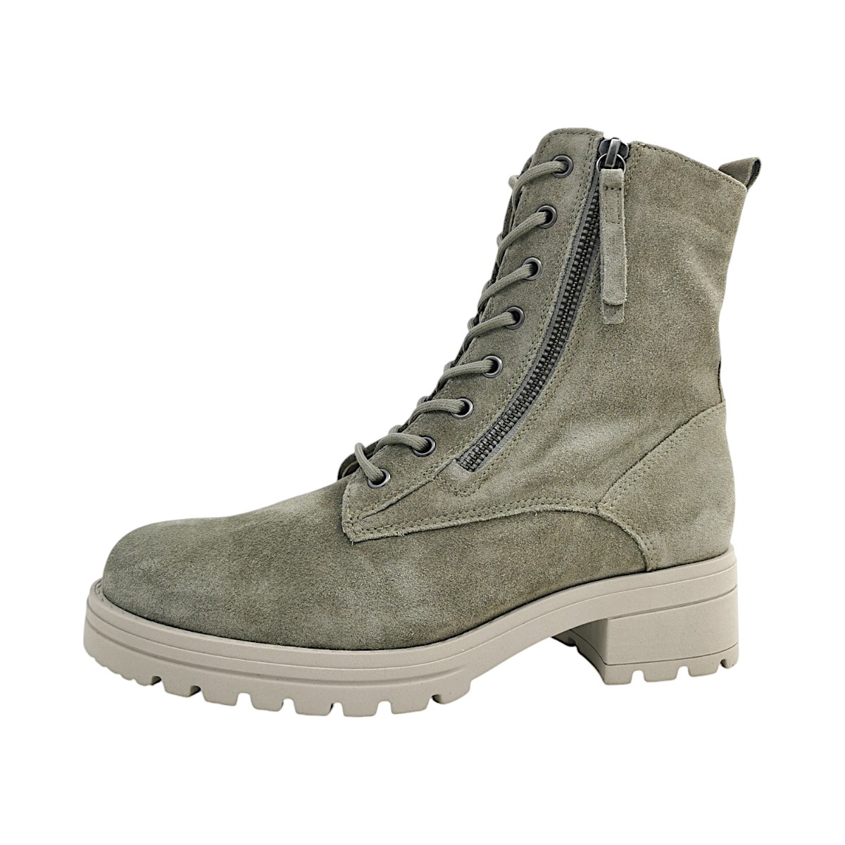 Gabor Comfort Damenschuhe Schaftstiefel Grün Freizeit