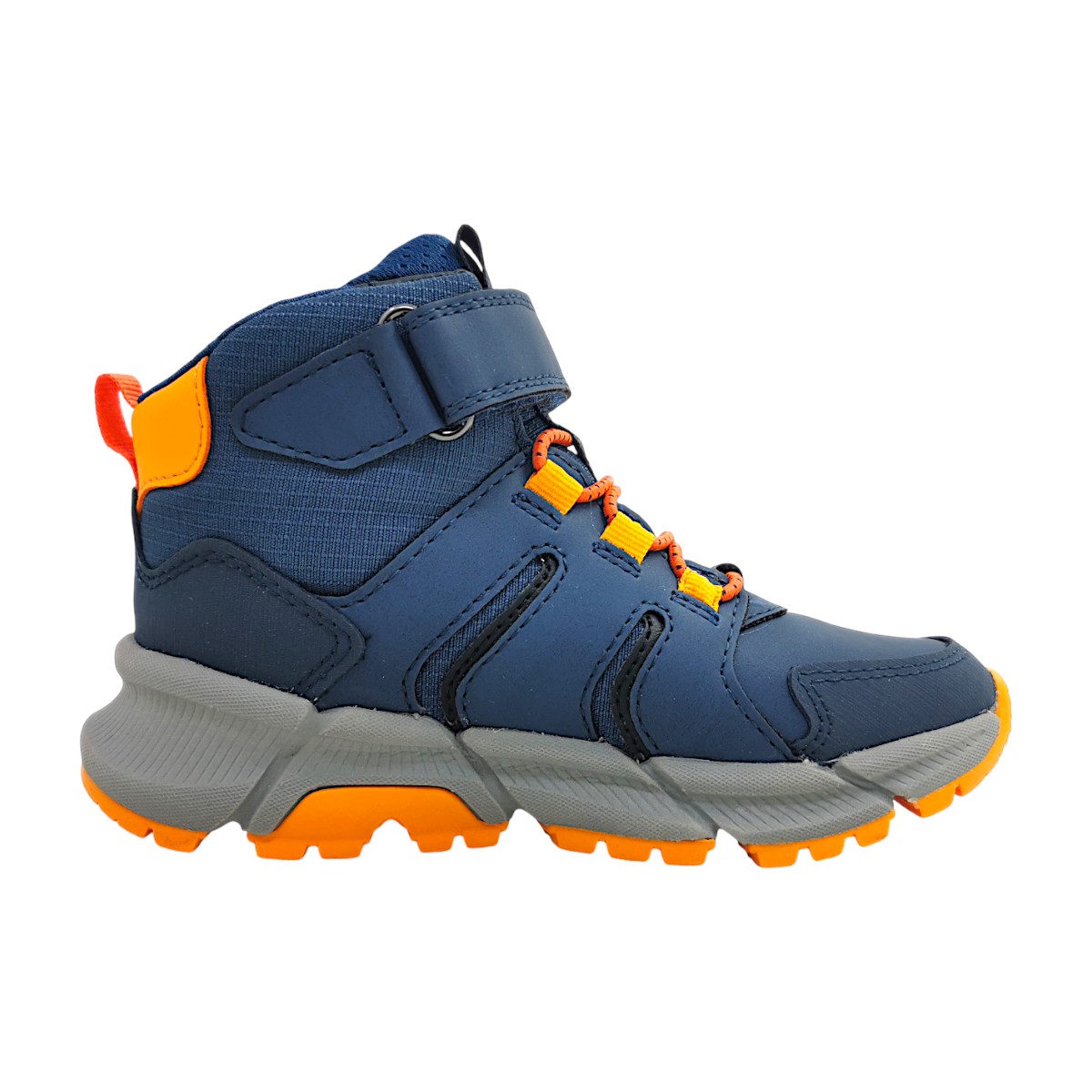 Geox J Flexflyer Plus B J56LCC-0FUME/C4J2T Blau denim/orange C4J2T