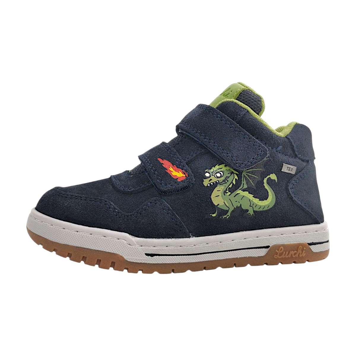 Lurchi Kinderschuhe Jungen Schnürstiefel Blau Freizeit
