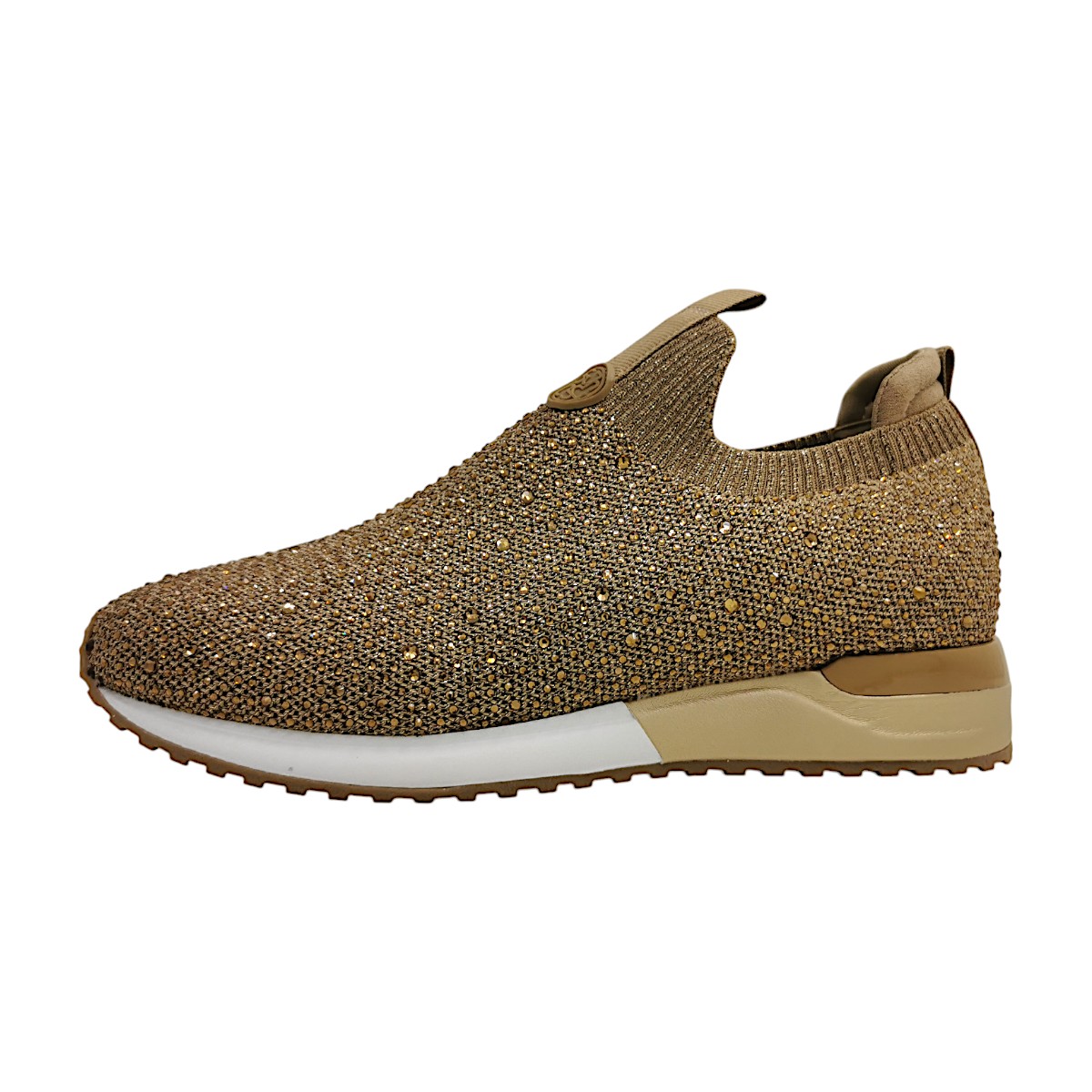 La Strada Damenschuhe Halbschuhe Slipper Gold Freizeit