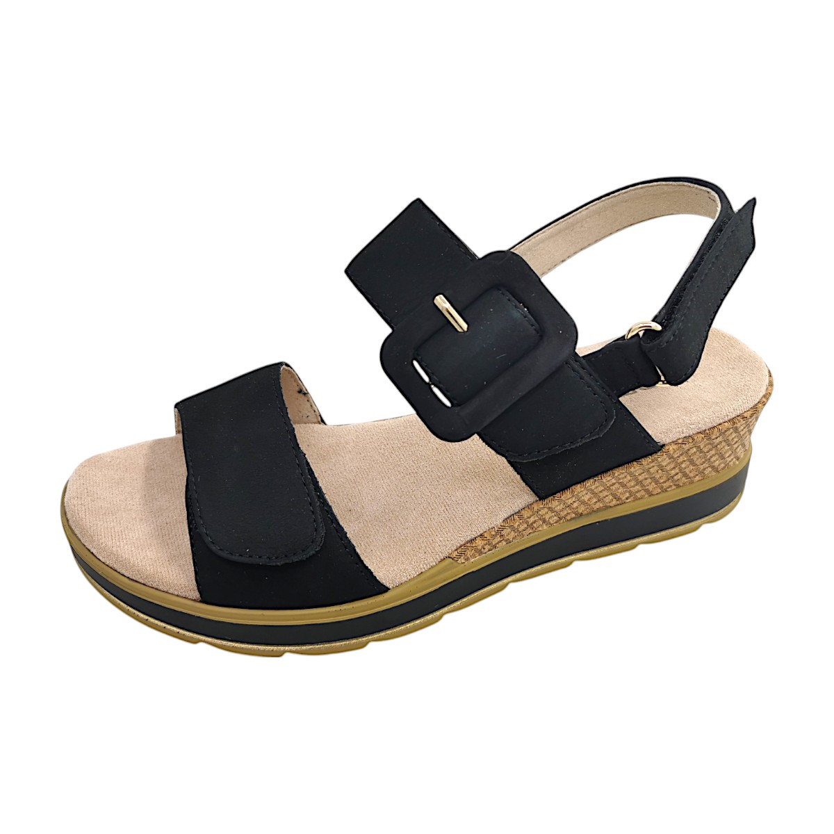 Caprice 9-28753-42/008 Schwarz black nubuc 008