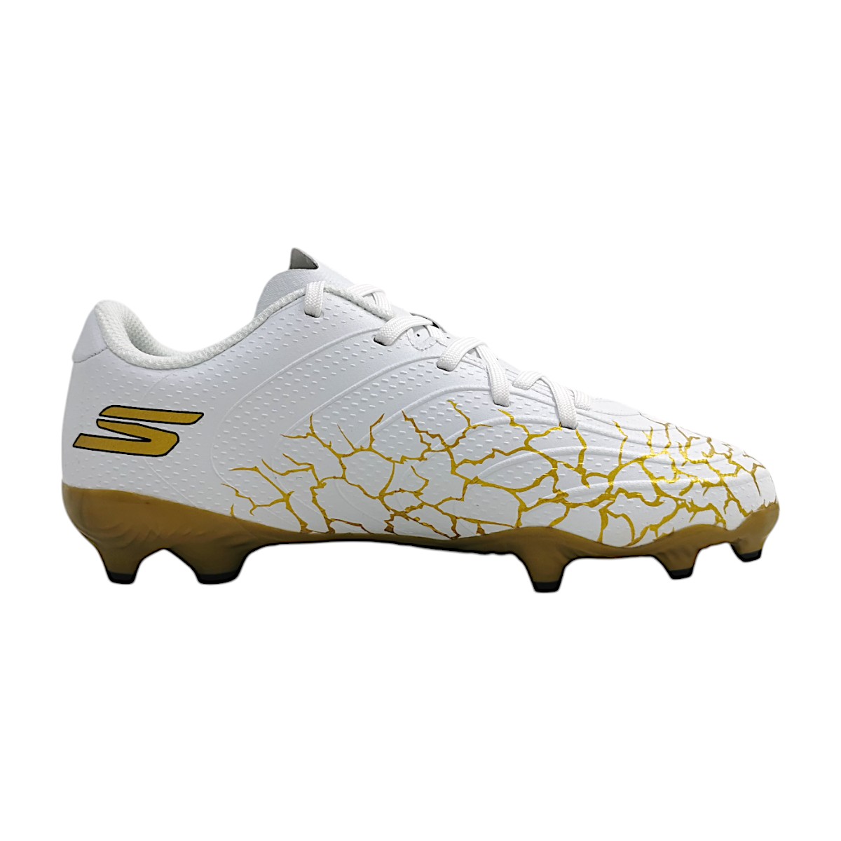 Skechers SKX_1.5 Kids FG 252062L Weiß Weiß/Gold WBGD