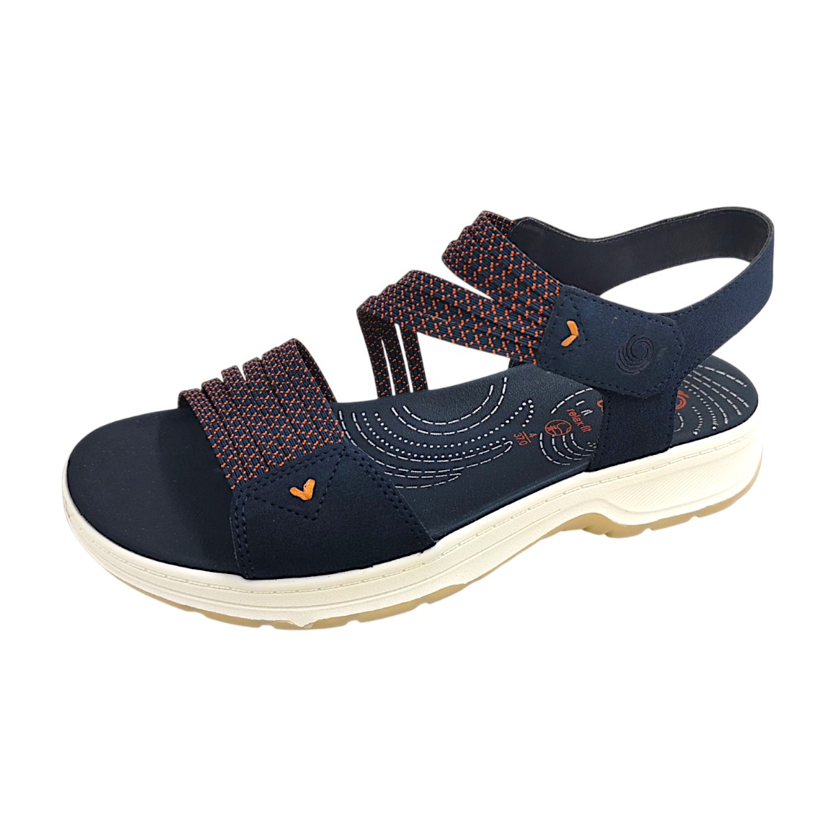 Jana 8-28661-46/860 Blau navy/orange 860