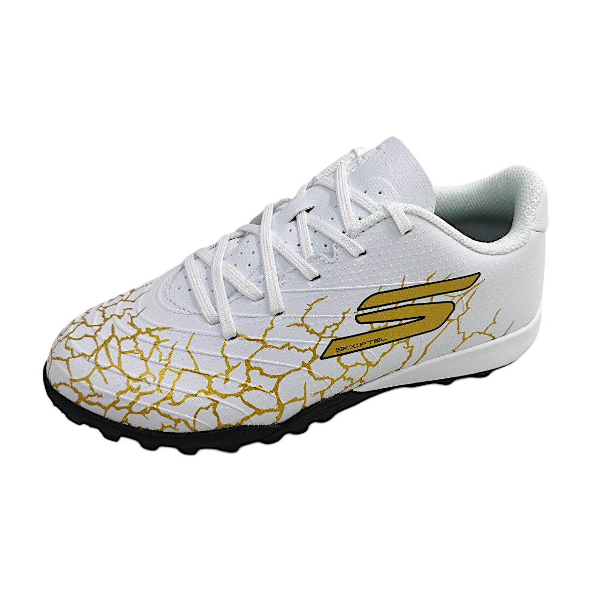 Skechers SKX 1.5 Kids TF 252063L/WBGD Weiß Weiß/gold WBGD