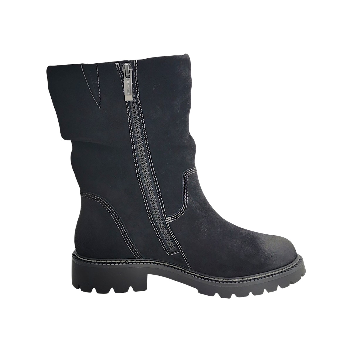 Tamaris Damenschuhe Stiefel Schwarz Freizeit (Black 001, Größe 38 EU)