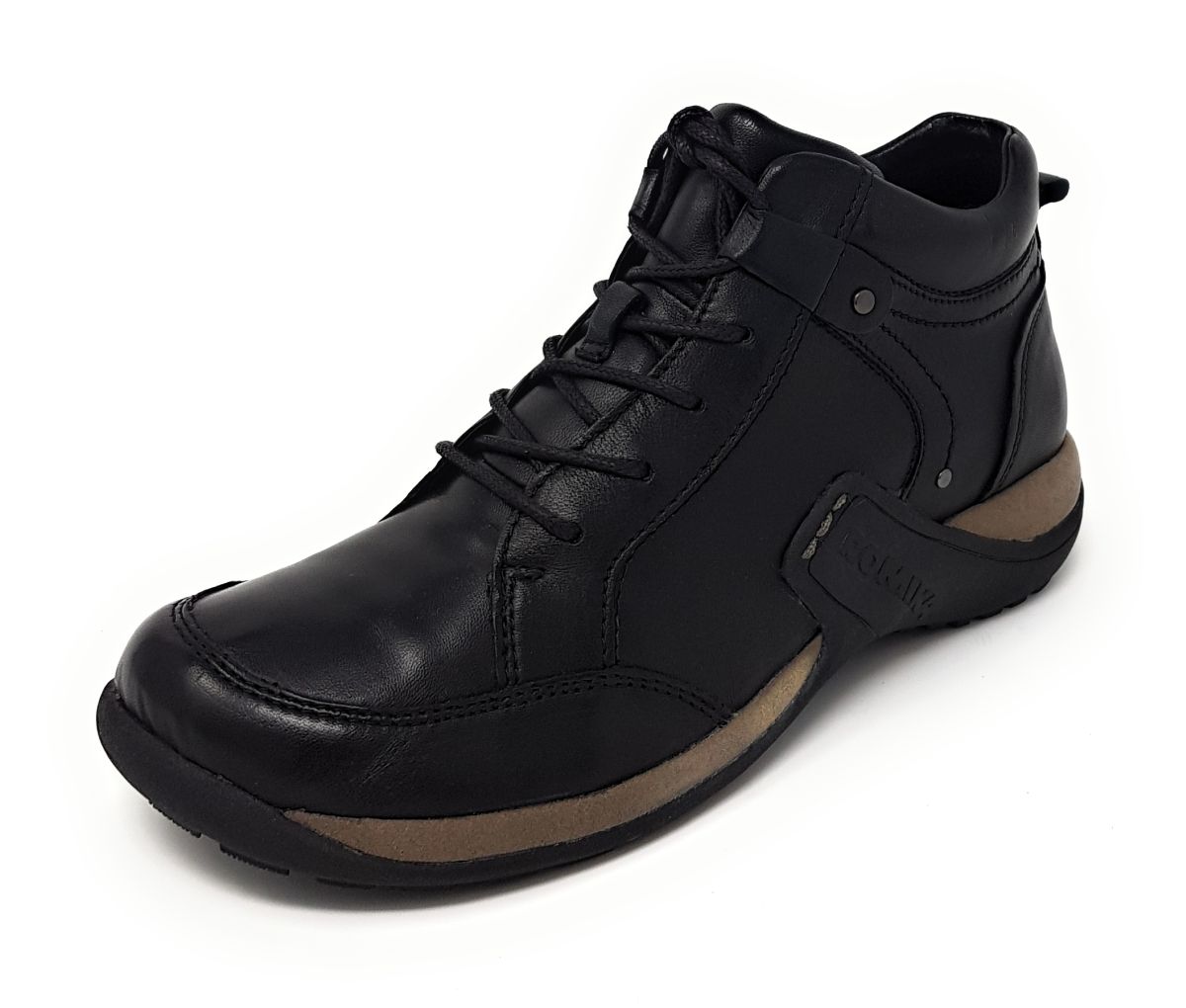 Romika Milla 12 Damenschuhe Stiefeletten Schnürstiefelette Schwarz (100 black, Größe 41 EU)