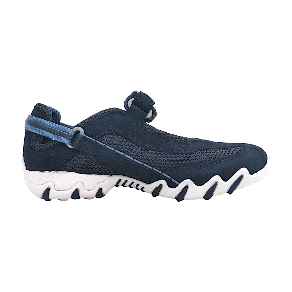 Allrounder by Mephisto NIRO C. SUEDE 04 Damenschuhe Halbschuhe Slipper (95 Denim/ Stargazer, Größe 41 EU)