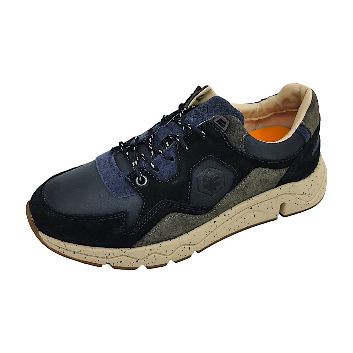 Lumberjack Kobe Herrenschuhe Für lose Einlagen sportlicher Schnürer Blau (DK Navy/Navy Blue, Gr. 1:40)