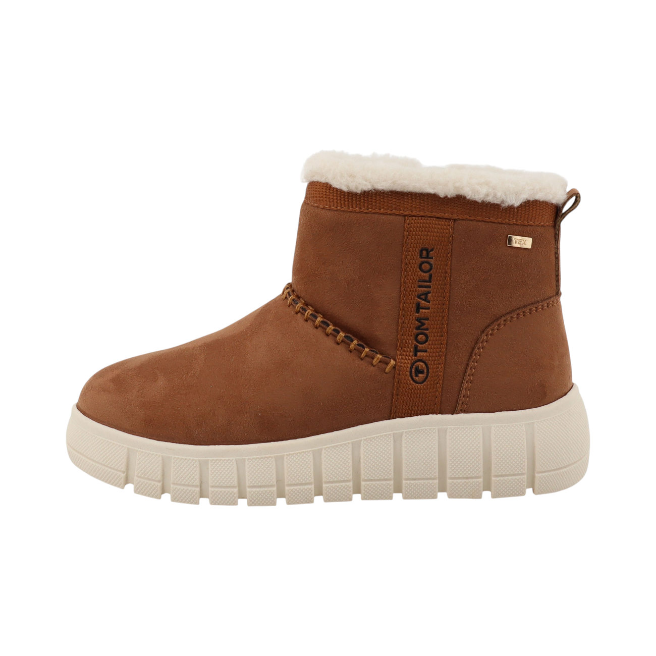 Tom Tailor Damenschuhe Gefüttert Winterstiefel Braun Freizeit