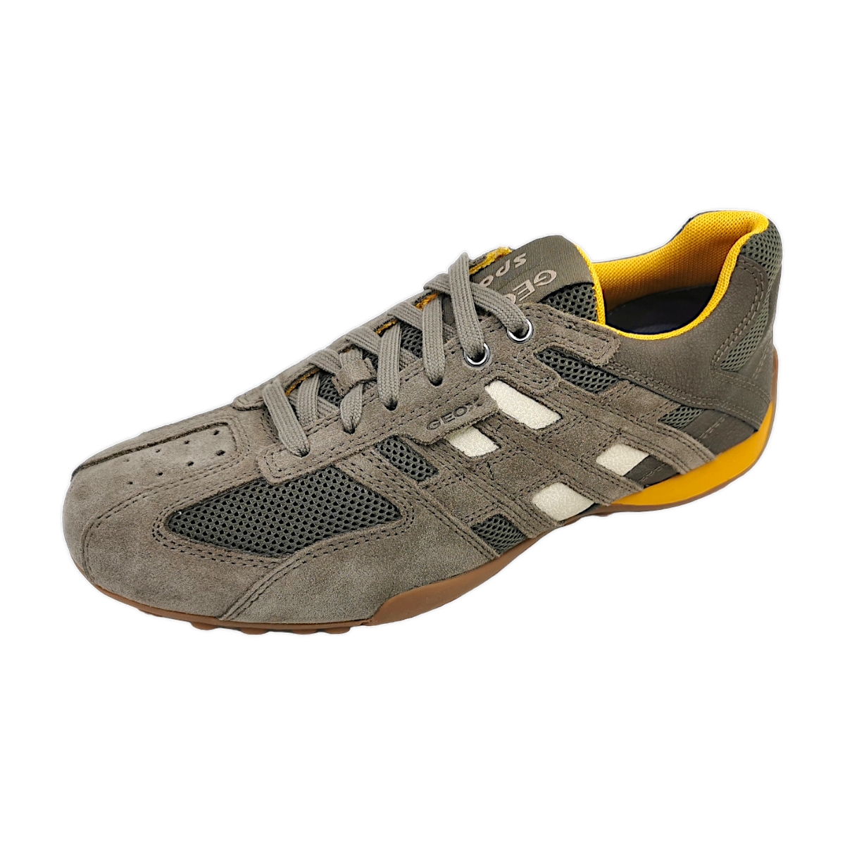 Geox U Snake A Herrenschuhe Für lose Einlagen Schnürer Braun Freizeit (C1BH6 dove grey/taupe, Größe 46 EU) Geox U Snake A Herrenschuhe Für lose Einlagen Schnürer Braun Freizeit (C1BH6 dove grey/taupe, Größe 46 EU)