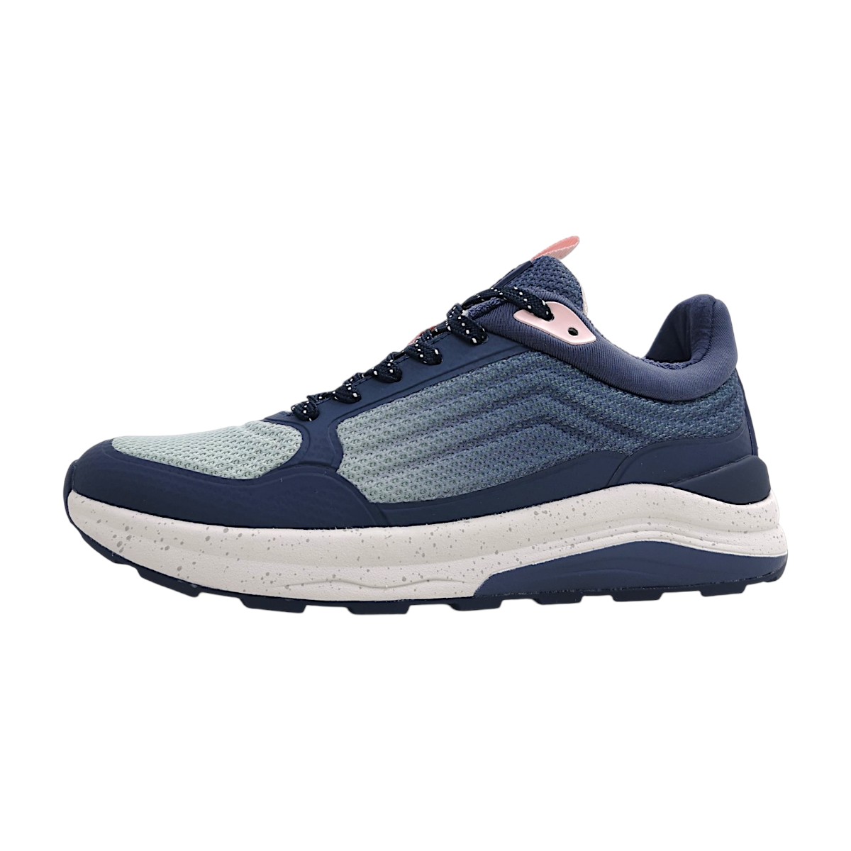 Waldläufer H-Charlie Damenschuhe Schnürschuhe Sportive sportlicher Schnürer Blau Freizeit (blue/grey 221, Gr. 2:4)
